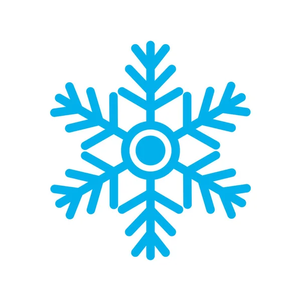 Neve invernale fiocco di neve — Vettoriale Stock