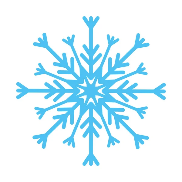 Flocons de neige hiver neige — Image vectorielle