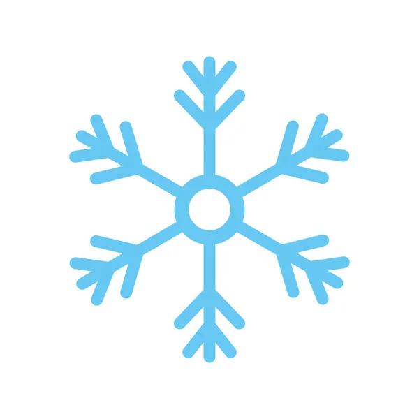 Sneeuwvlok wintersneeuw — Stockvector