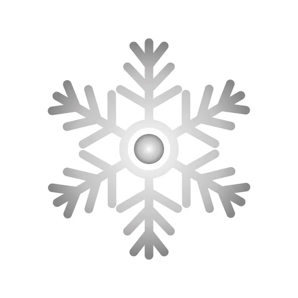 Snöflinga vinter snö — Stock vektor
