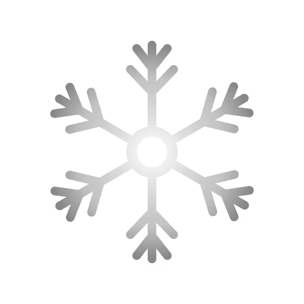 Zimní sněhová vločka — Stockový vektor