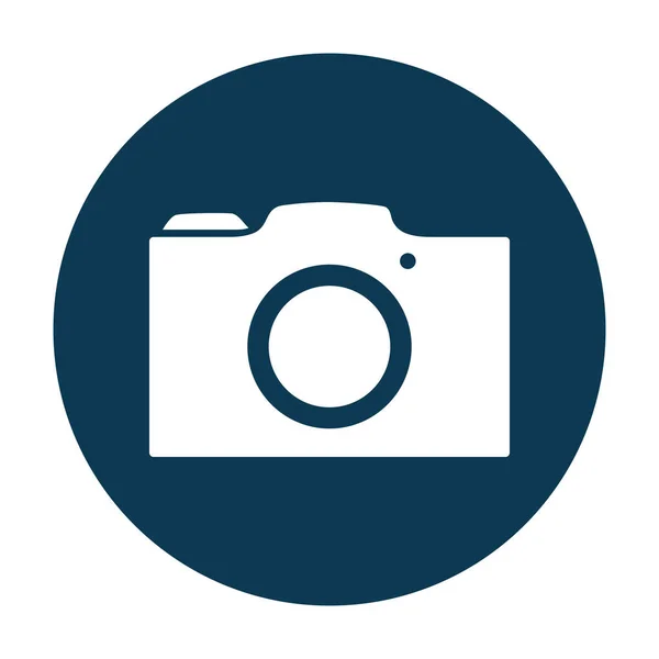 Fotografische camera symbool — Stockvector