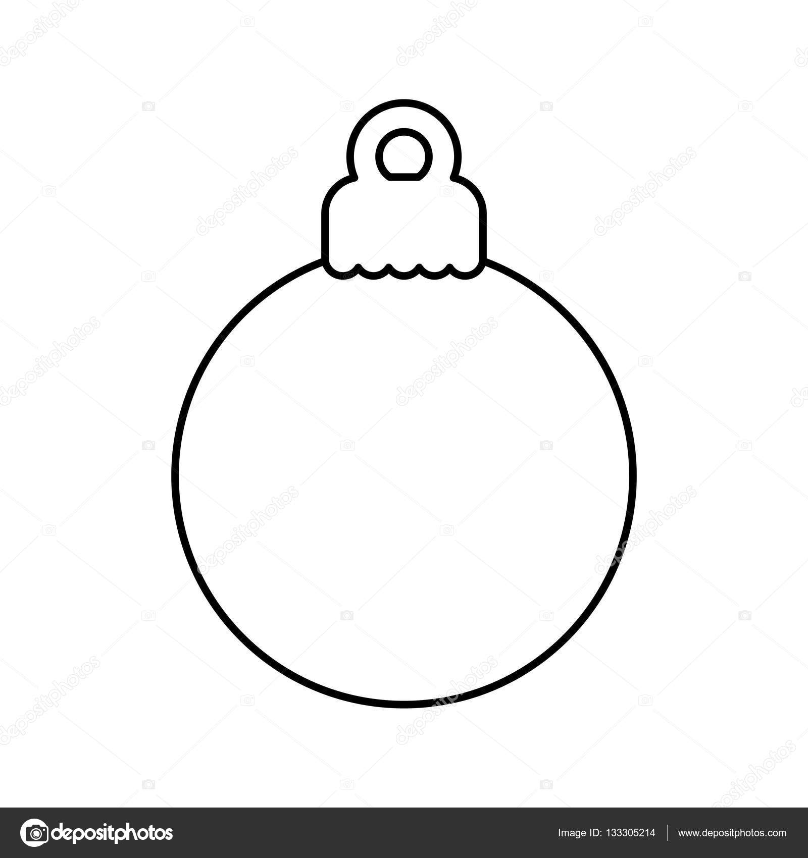 Boule Décorative De Noël Image Vectorielle Djv 133305214