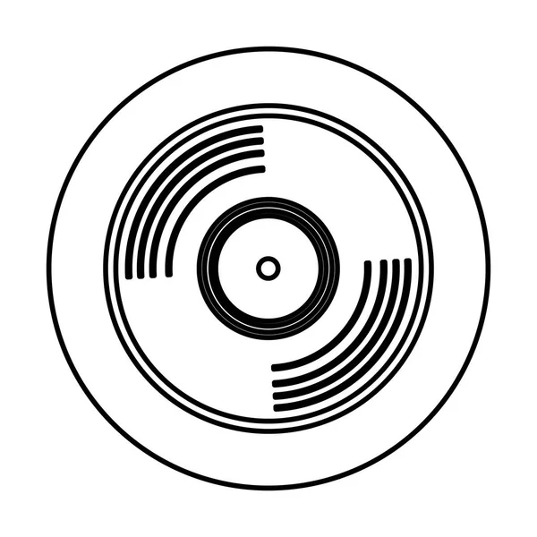 Vintage vinyl záznam — Stockový vektor