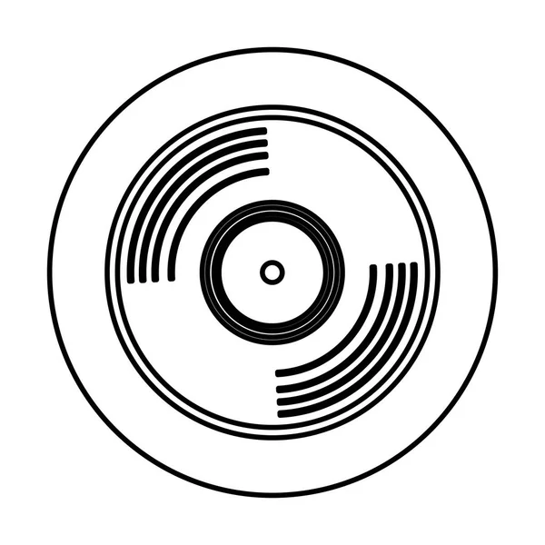 Vinyl vintage record — Stock Vector