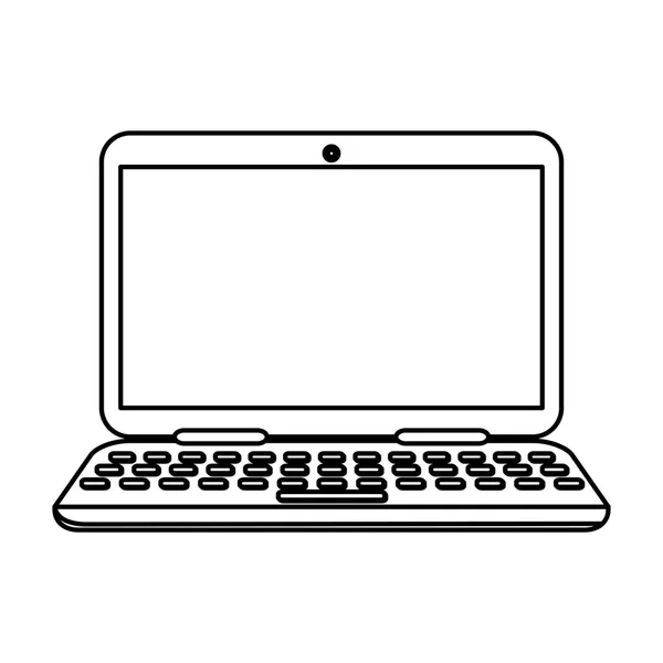 Laptop PC-Technologie — Stockvektor