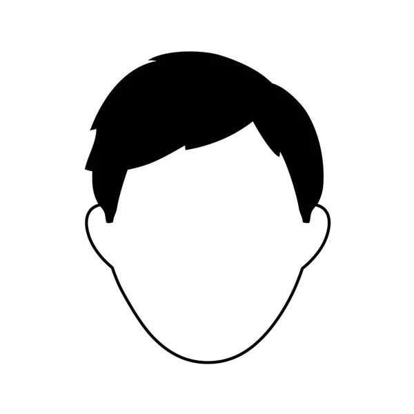 Homme sans visage caractère — Image vectorielle