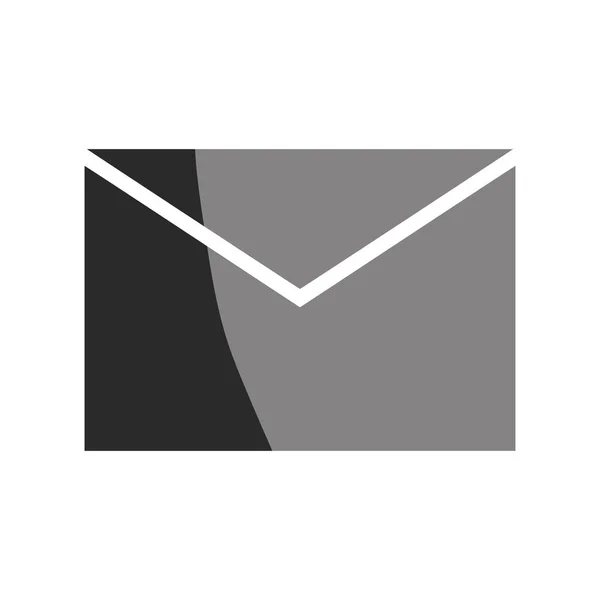 Symbol e-mailovou nebo poštovní — Stockový vektor