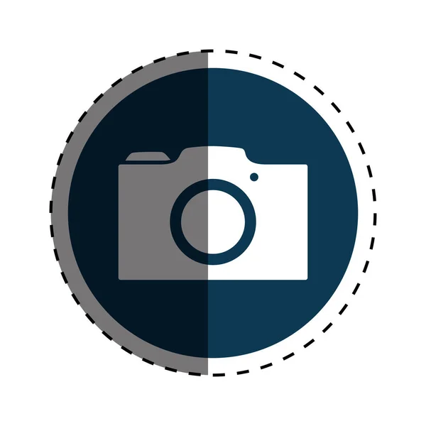 Fotografische camera symbool — Stockvector