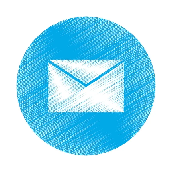 Correo electrónico o símbolo de correo — Archivo Imágenes Vectoriales