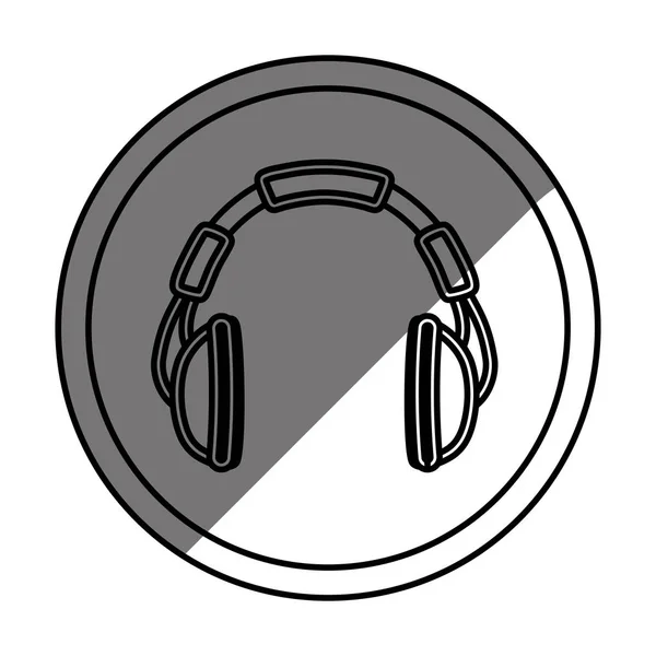 Müzik kulaklık aygıtı — Stok Vektör