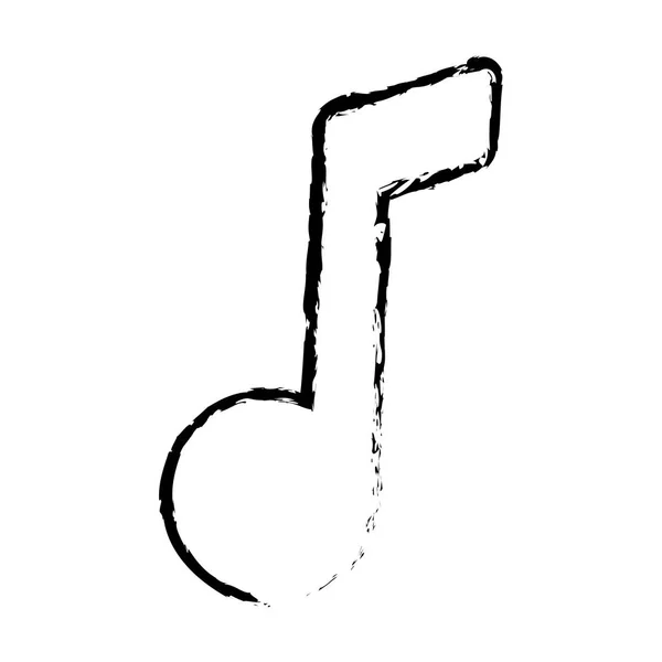 Music note symbol — Stock Vector