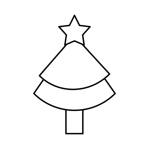 Pino de Navidad — Vector de stock