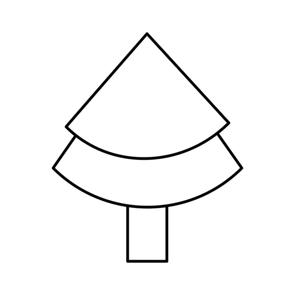 Χριστουγεννιάτικο δέντρο πεύκο — Διανυσματικό Αρχείο