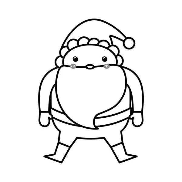 Santa Claus caricatura de Navidad — Vector de stock