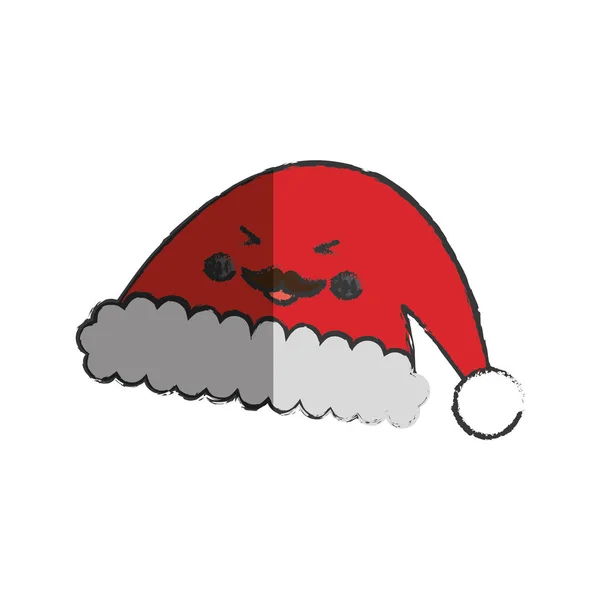 Santa Claus caricatura de Navidad — Archivo Imágenes Vectoriales