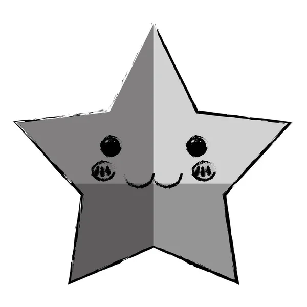 Isolerad stjärna symbol — Stock vektor