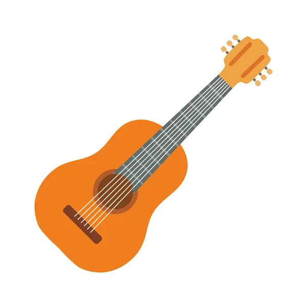 Gitar müzik enstrümanı — Stok Vektör