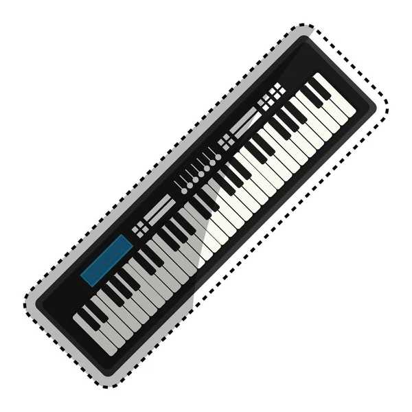 ピアノ楽器 — ストックベクタ