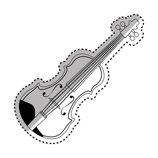 Скрипка музичний інструмент — стоковий вектор