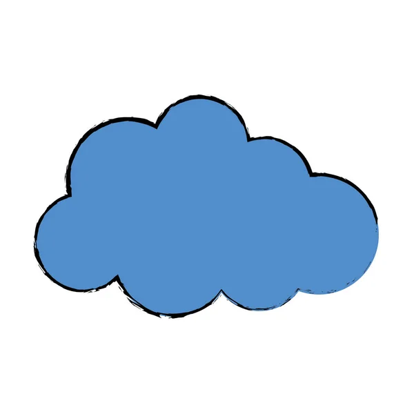 雲天気の空 — ストックベクタ