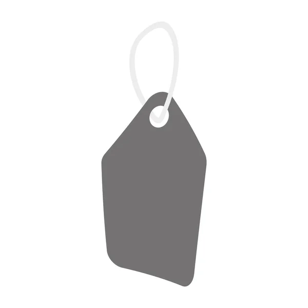 Prix étiquette vente déchiré blanc gris couleur — Image vectorielle