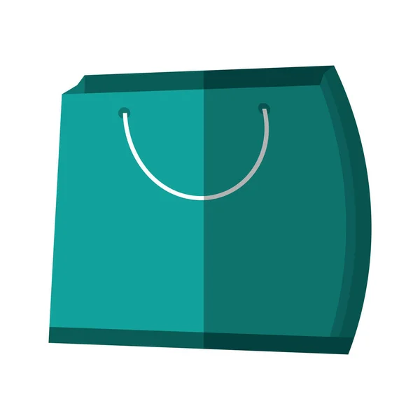 Yeşil çanta hediye mevcut renk gölge — Stok Vektör