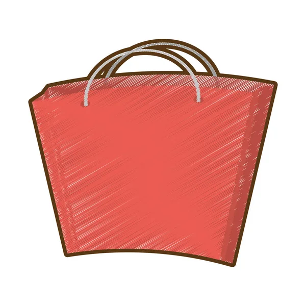 Zeichnung Tasche Geschenk — Stockvektor