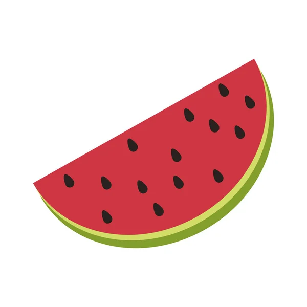 Färska vattenmelonfrukter — Stock vektor