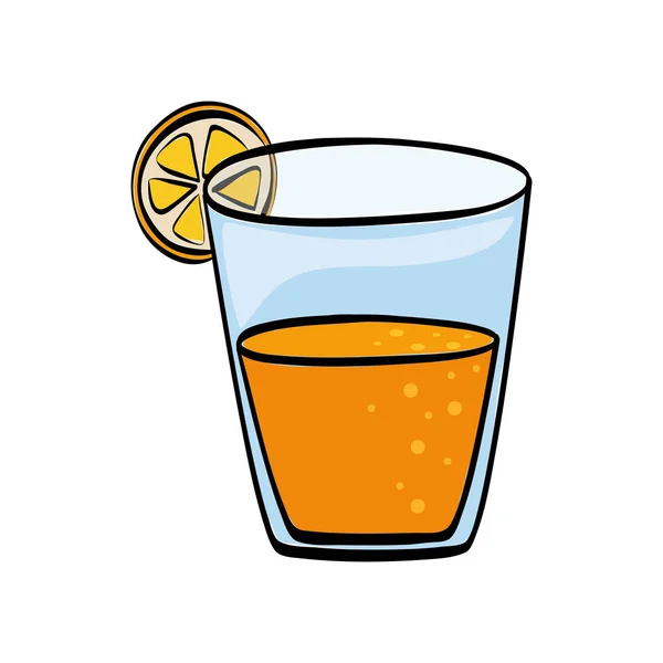 Heerlijke jus d'orange — Stockvector