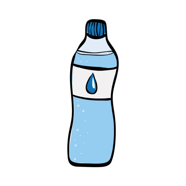 Natuurlijke water fles — Stockvector