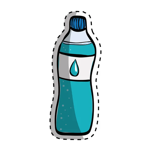 Natuurlijke water fles — Stockvector