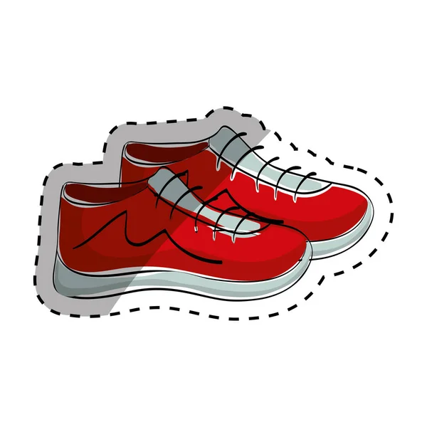 Deporte zapatillas accesorio — Vector de stock