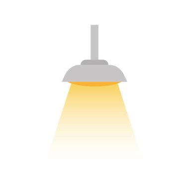 İzole ışık lamba