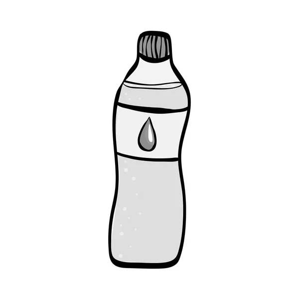 Natural water bottle — Stock Vector
