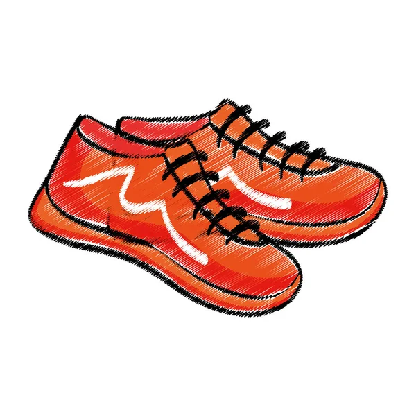 Sport sneakers accesorie — Stock vektor