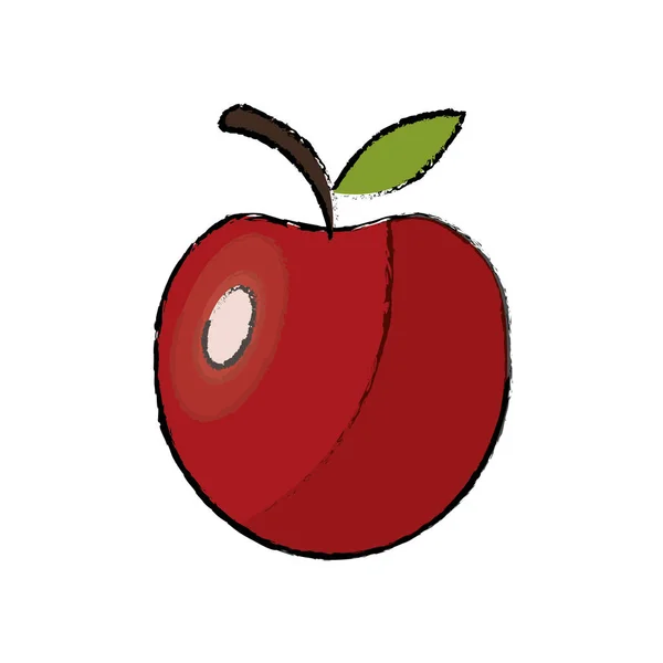Fruta de manzana deliciosa — Vector de stock