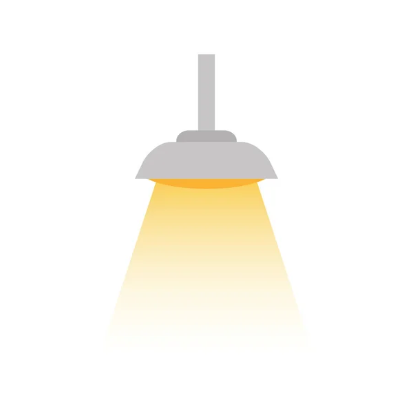 Lámpara aislada — Vector de stock