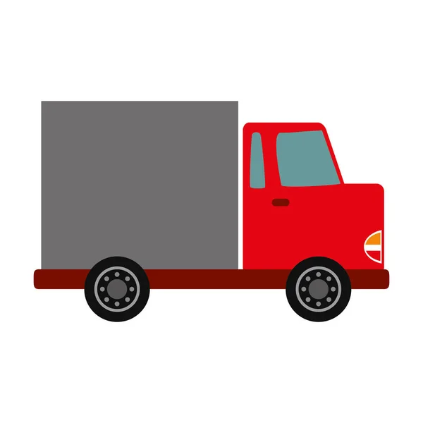 Vrachtwagen verzending levering — Stockvector