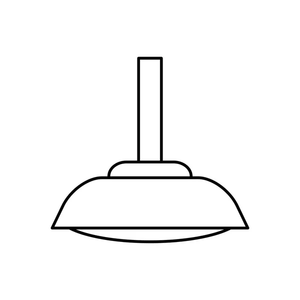 Lampe à lumière isolée — Image vectorielle