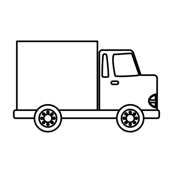 Pengiriman truk - Stok Vektor