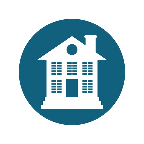 Hus ejendom ikon – Stock-vektor