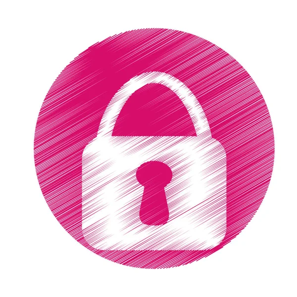 Icono de candado de seguridad — Vector de stock