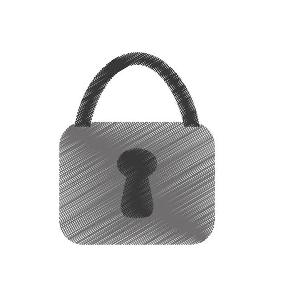 Icône de cadenas de sécurité — Image vectorielle