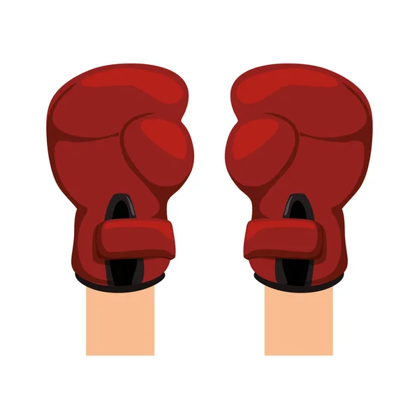 Conception de sport de boxe — Image vectorielle