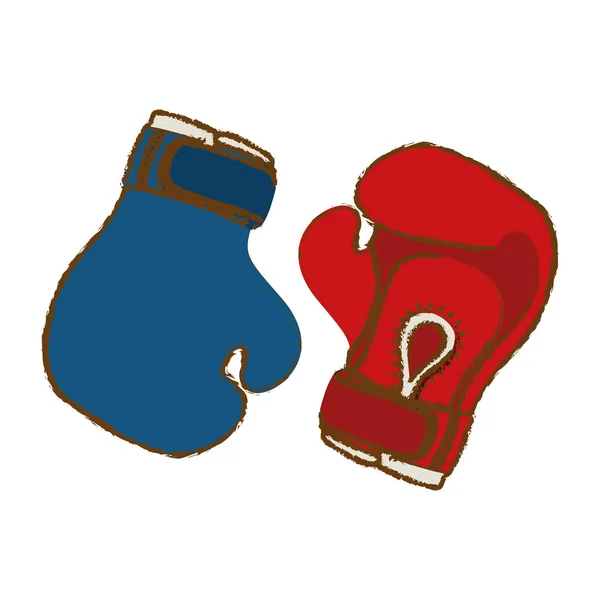 Boxing gloves icon — Stock Vector