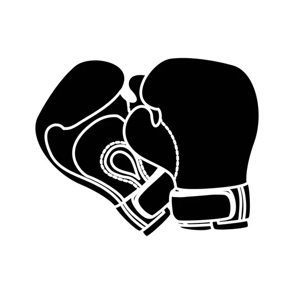 Значок боксерских перчаток — стоковый вектор