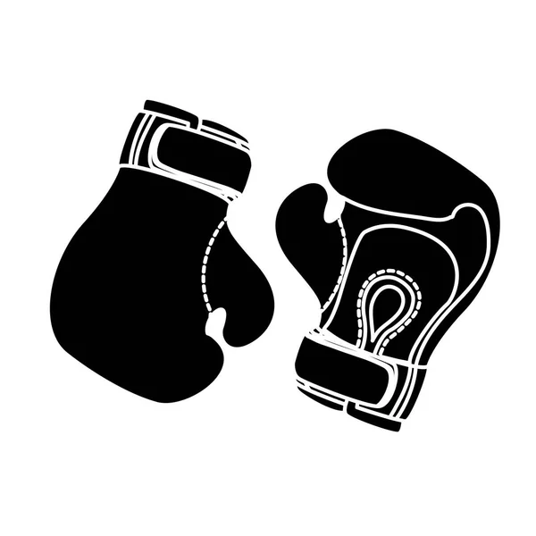 Icône gants de boxe — Image vectorielle