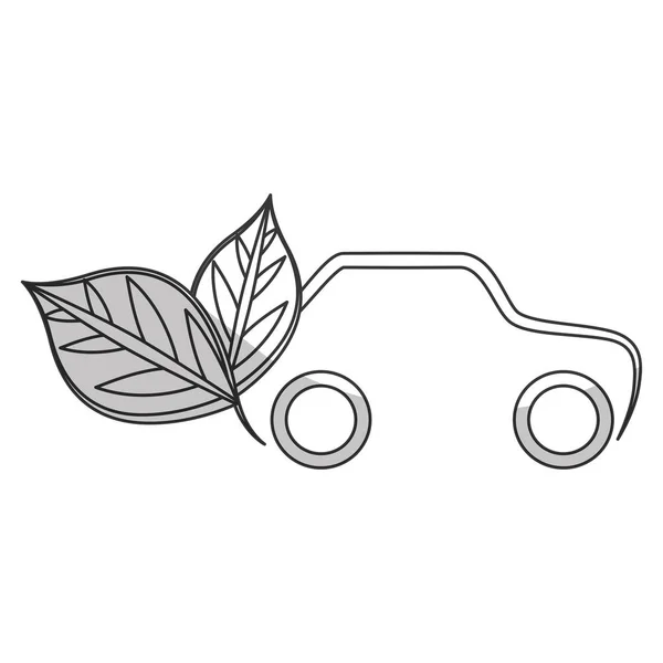 Eco design przyjazny samochód — Wektor stockowy