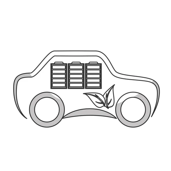 Eco-vriendelijke auto-ontwerp — Stockvector